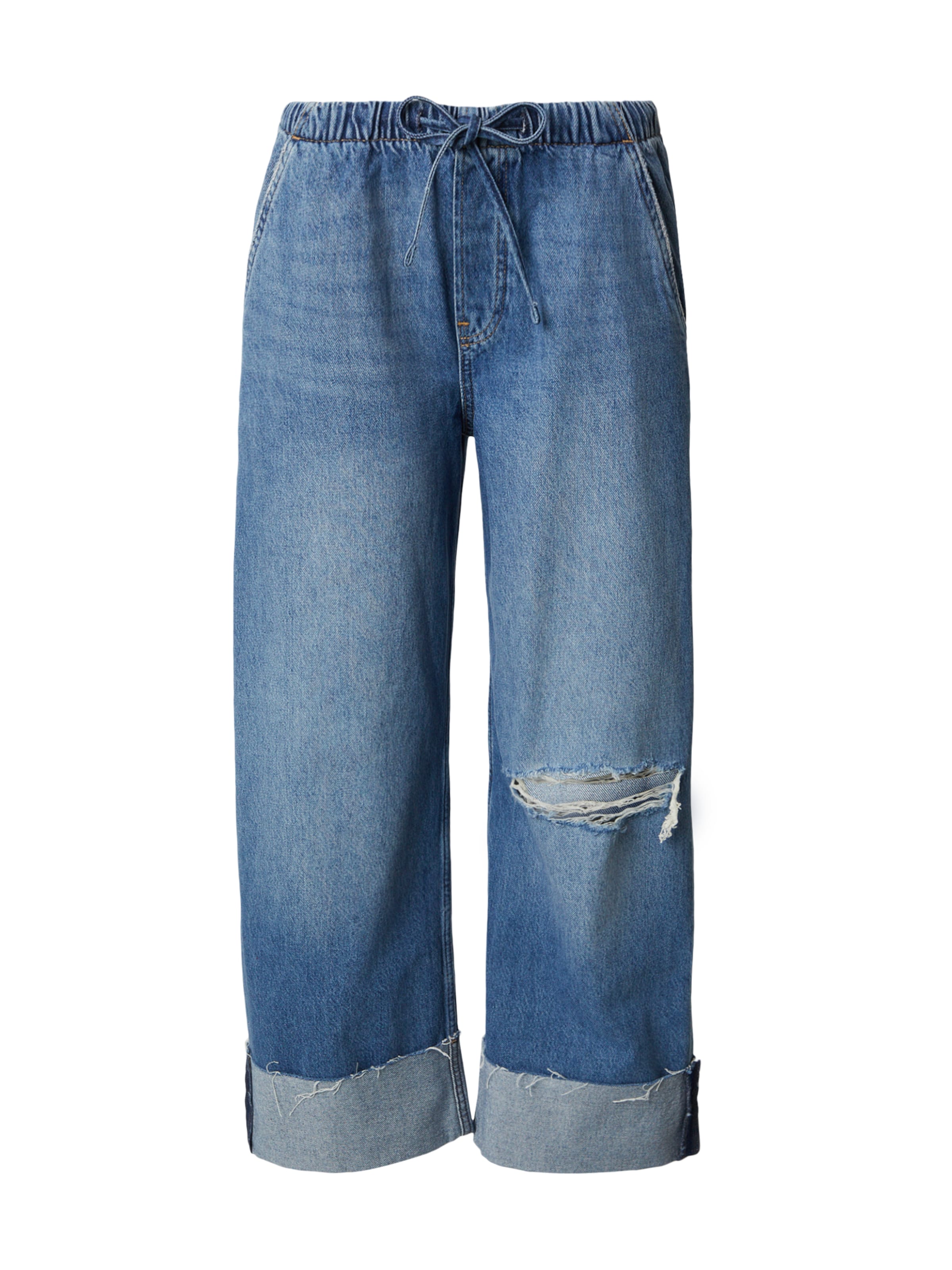 GAP Широка кройка Дънки 'EASY 90S' в синьо: отпред