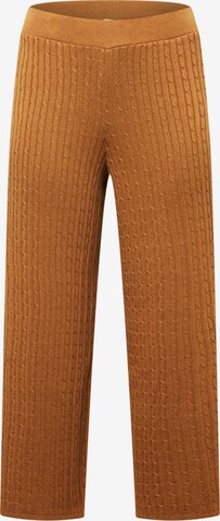 Guido Maria Kretschmer Curvy Loose fit Trousers 'Valeria' in Brown: front