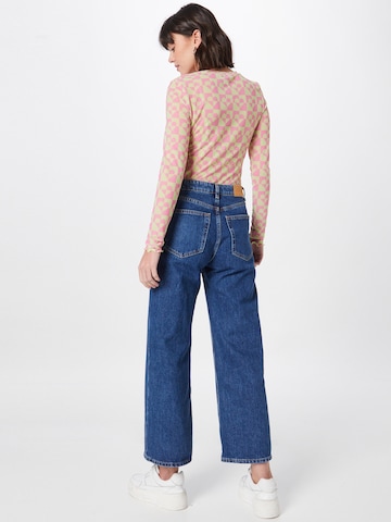 Monki Wide Leg Jeans in Blau