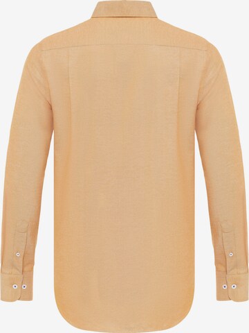 DENIM CULTURE - Ajuste regular Camisa 'JARELL' en naranja