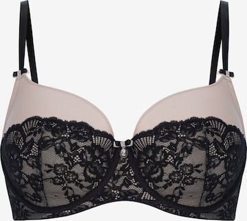 Marc & André Bra 'MADEMOISELLE' in Black: front