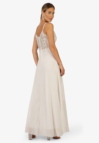 Robe de soirée Kraimod en blanc