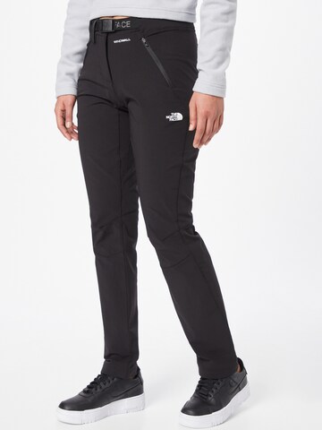 THE NORTH FACE Regular Outdoorbyxa 'Diablo' i svart: framsida