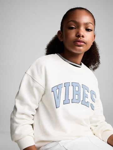 MANGO KIDS Sweatshirt 'DUBLINI' i vit: framsida