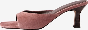 Mule The Set en rose : devant