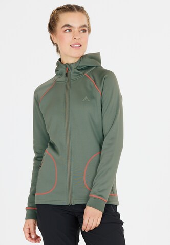 Whistler Fleece Jacket 'Tracker' in Green: front