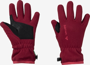 VAUDE Athletic Gloves 'Pulex' in Red