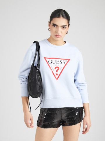 GUESS Sweatshirt in Blau: Vorderseite