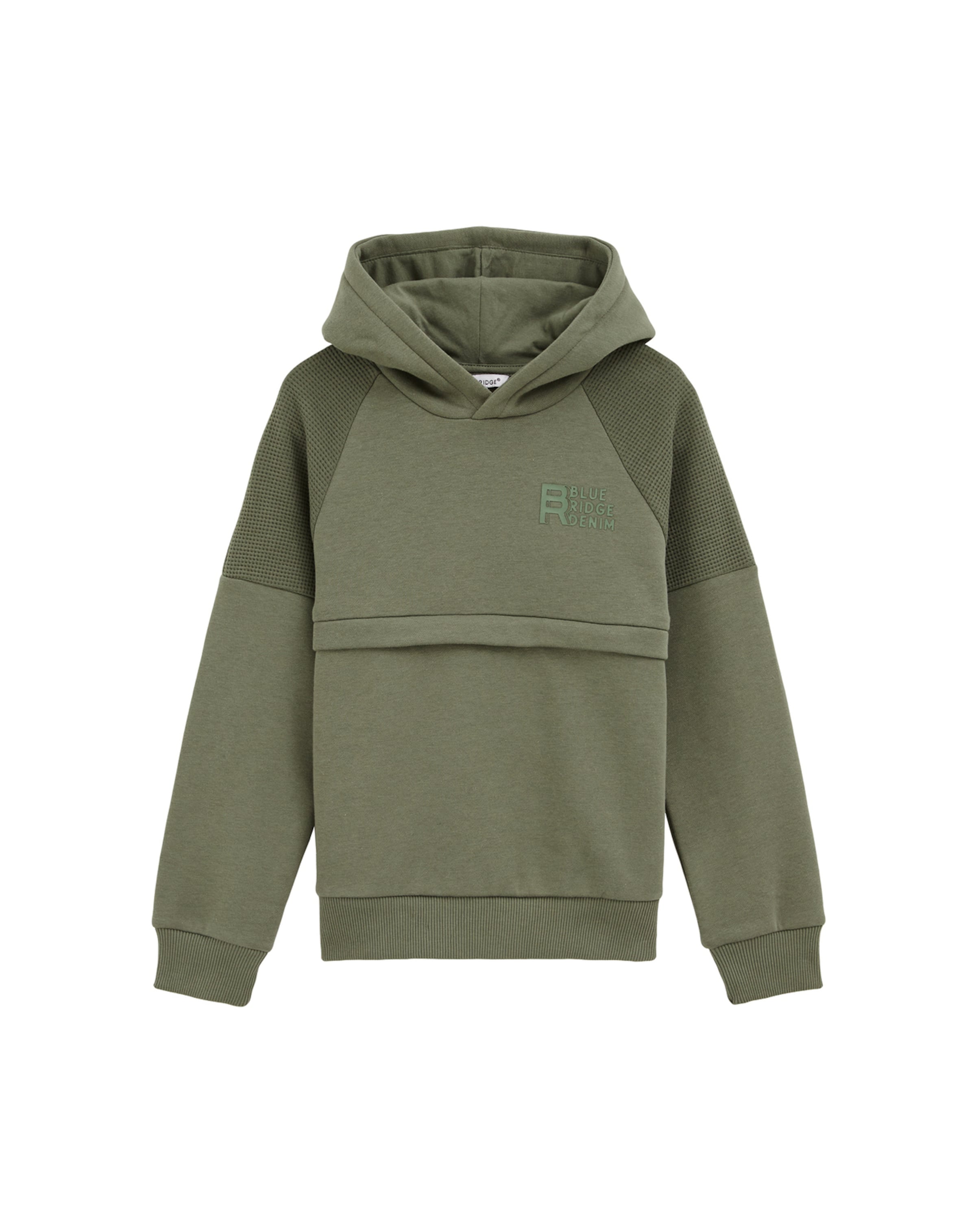 WE Fashion Mikina – zelená: přední strana