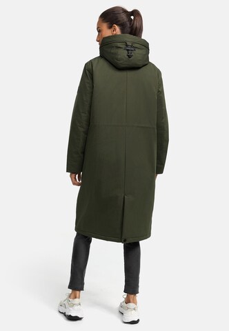 MARIKOO Between-seasons coat in Green