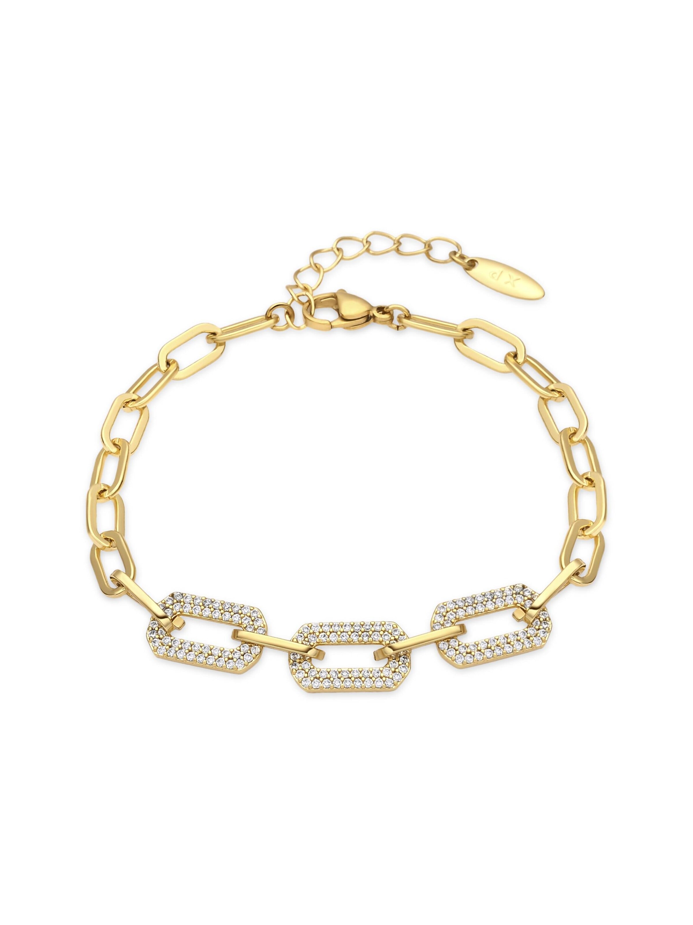 Luxenter Armband 'Nelith' i guld: framsida