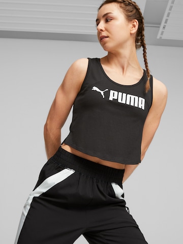 PUMA Sports top in Black: front