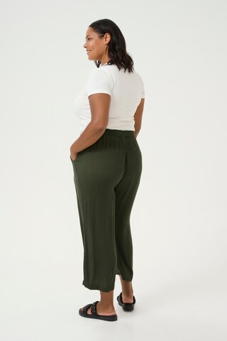KAFFE CURVE Loosefit Hose 'Dacina' in Grün