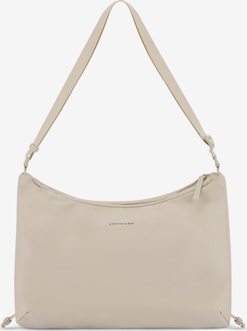 Geantă de umăr 'Skara' de la Kapten & Son pe bej: față