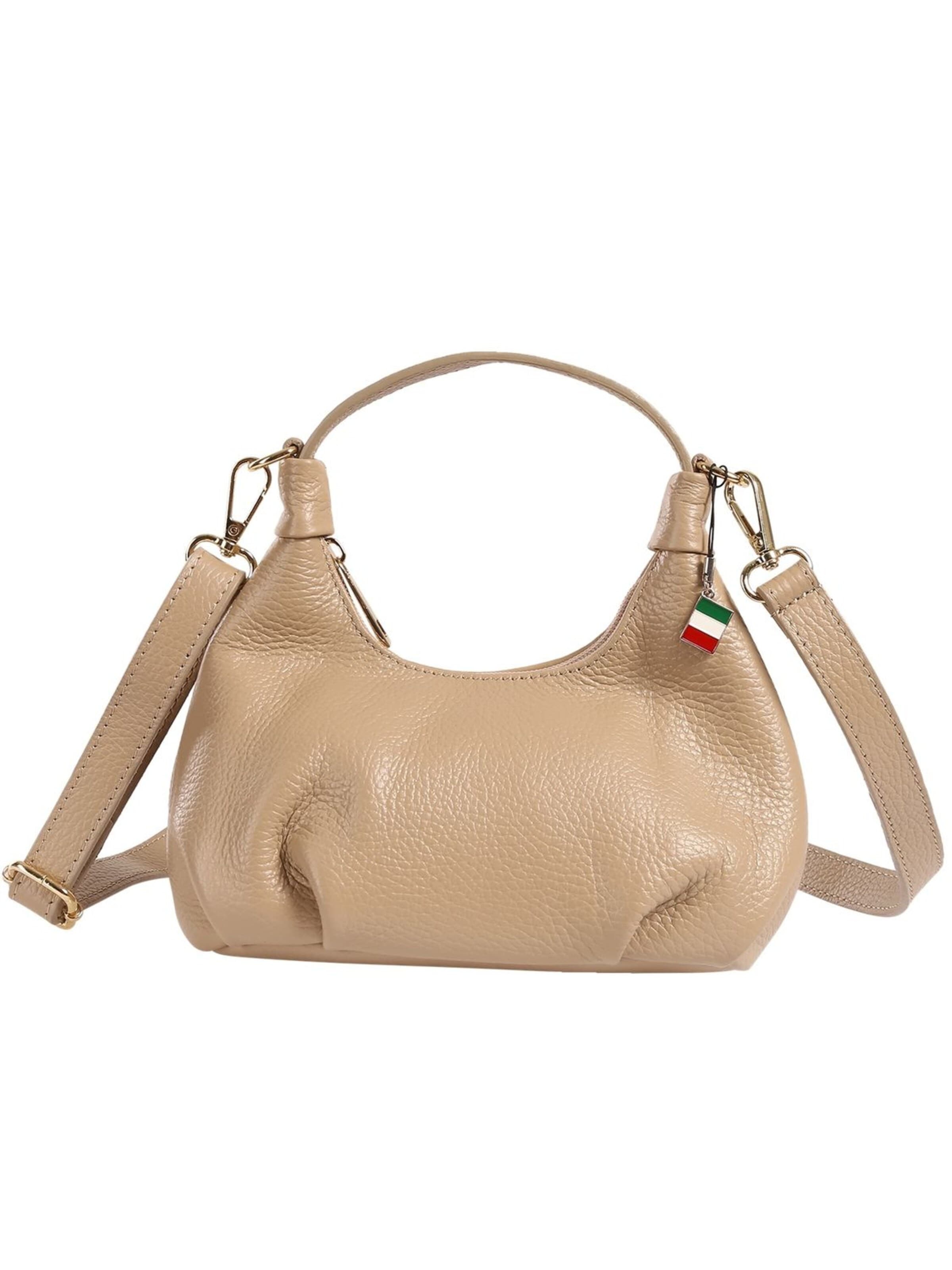Borsa a mano di Florence in beige: frontale