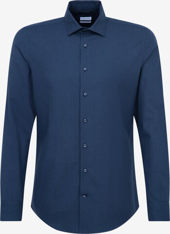 SEIDENSTICKER Slim fit Business Shirt in Blue: front