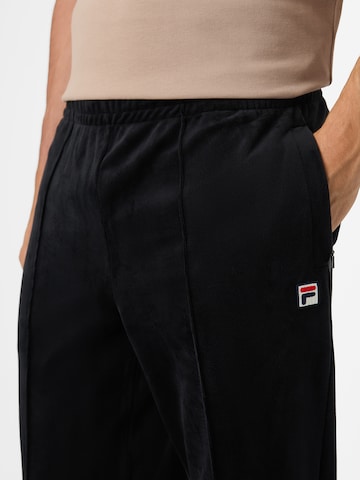 Effilé Pantalon 'Adriano' FILA en noir
