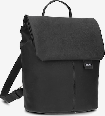 ZWEI - Mochila 'MADEMOISELLE.M MR8' en negro: frente