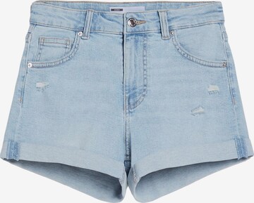 Bershka Jeans in Blauw: voorkant