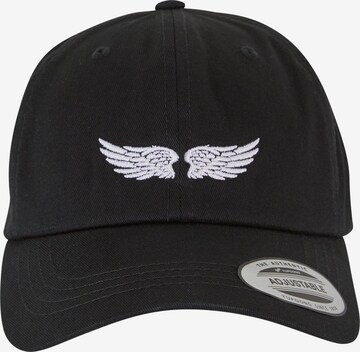 Cappello da baseball 'Wings Dad' di Mister Tee in nero: frontale