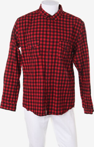 SELECTED HOMME Button Up Shirt in XXL in Red: front