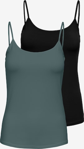 ONLY Top 'ONLLOVE' in Green: front