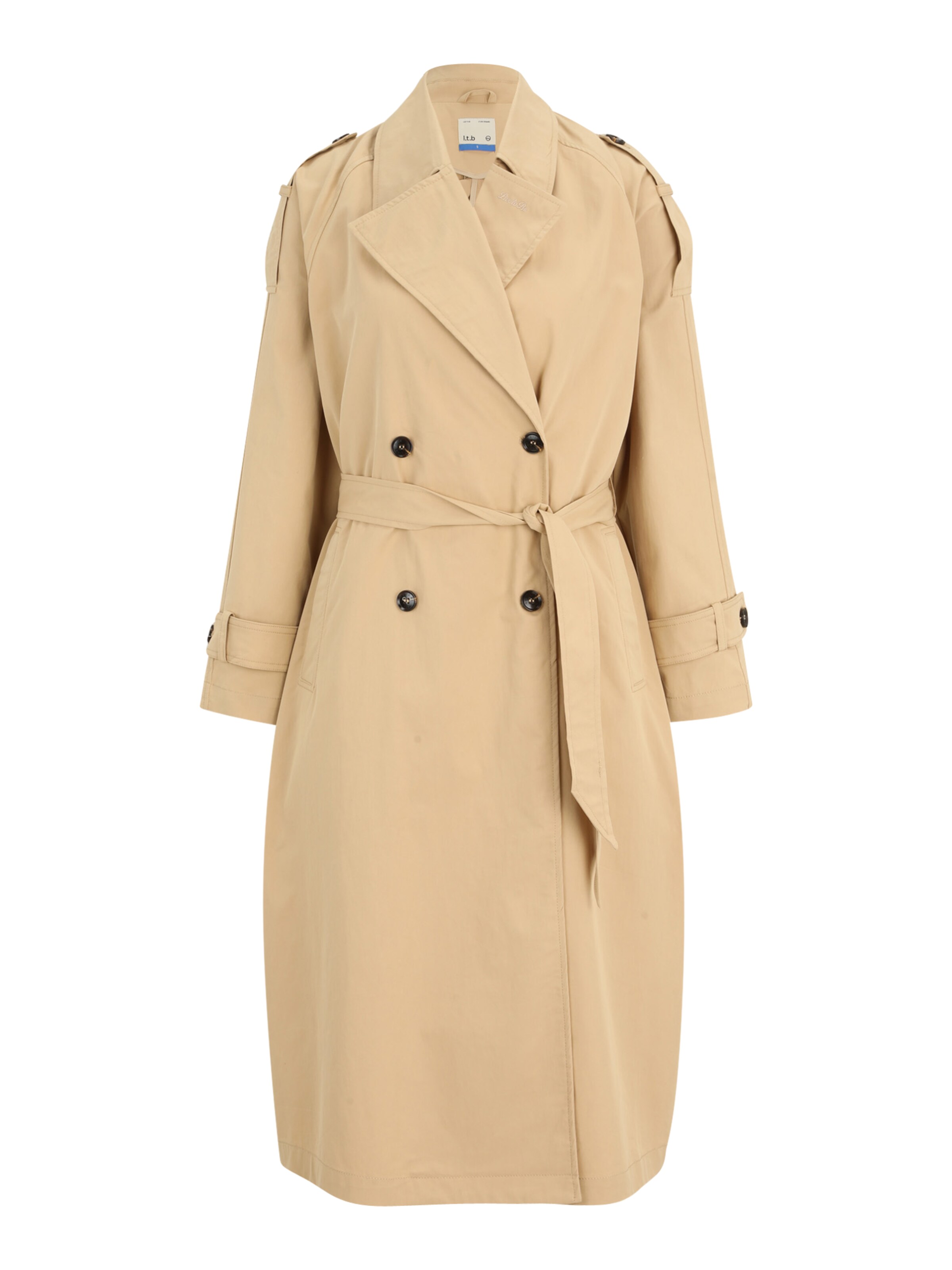 LTB Ανοιξιάτικο και φθινοπωρινό παλτό 'OLANEH' σε μπεζ, Άποψη προϊόντος