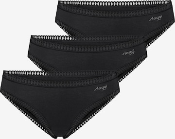 SLOGGI Minislip ' Blue GO Crush ' in Schwarz: Vorderseite