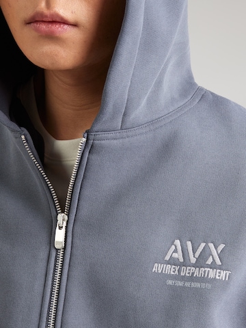 Giacca di felpa sportiva di Avirex in grigio