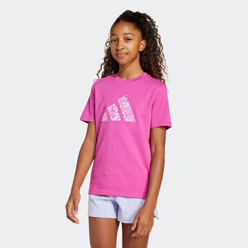 ADIDAS SPORTSWEAR Λειτουργικό μπλουζάκι σε ροζ: μπροστά