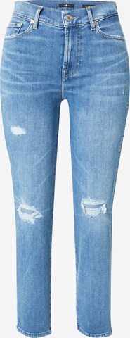 Regular Jeans de la 7 for all mankind pe albastru: față