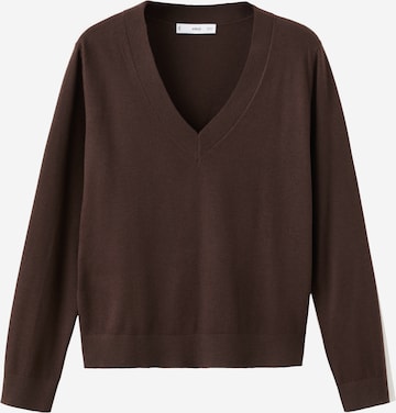 MANGO Pullover 'LUCCAV' in Braun: Vorderseite