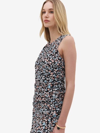 No Matter What Kleid in hellblau / hellrot / schwarz, Produktansicht