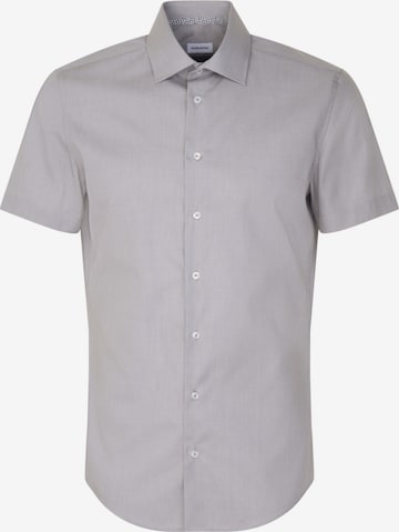 SEIDENSTICKER Regular fit Business Shirt 'Shaped' in Grey: front