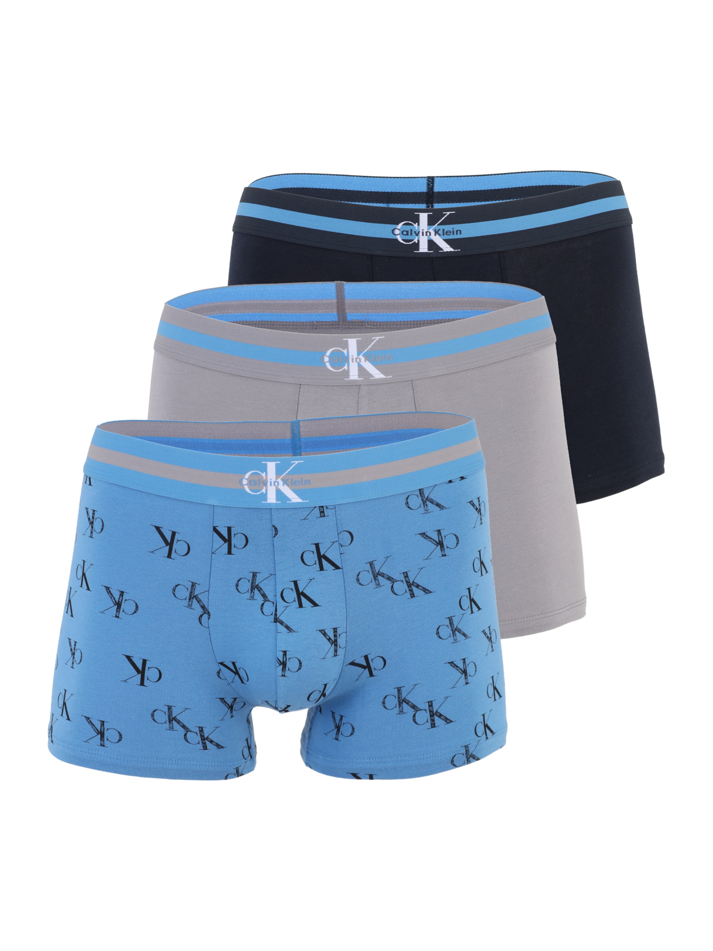 Calvin Klein Underwear Boxershorts in XS in saphir / dunkelblau / hellgrau, Produktansicht