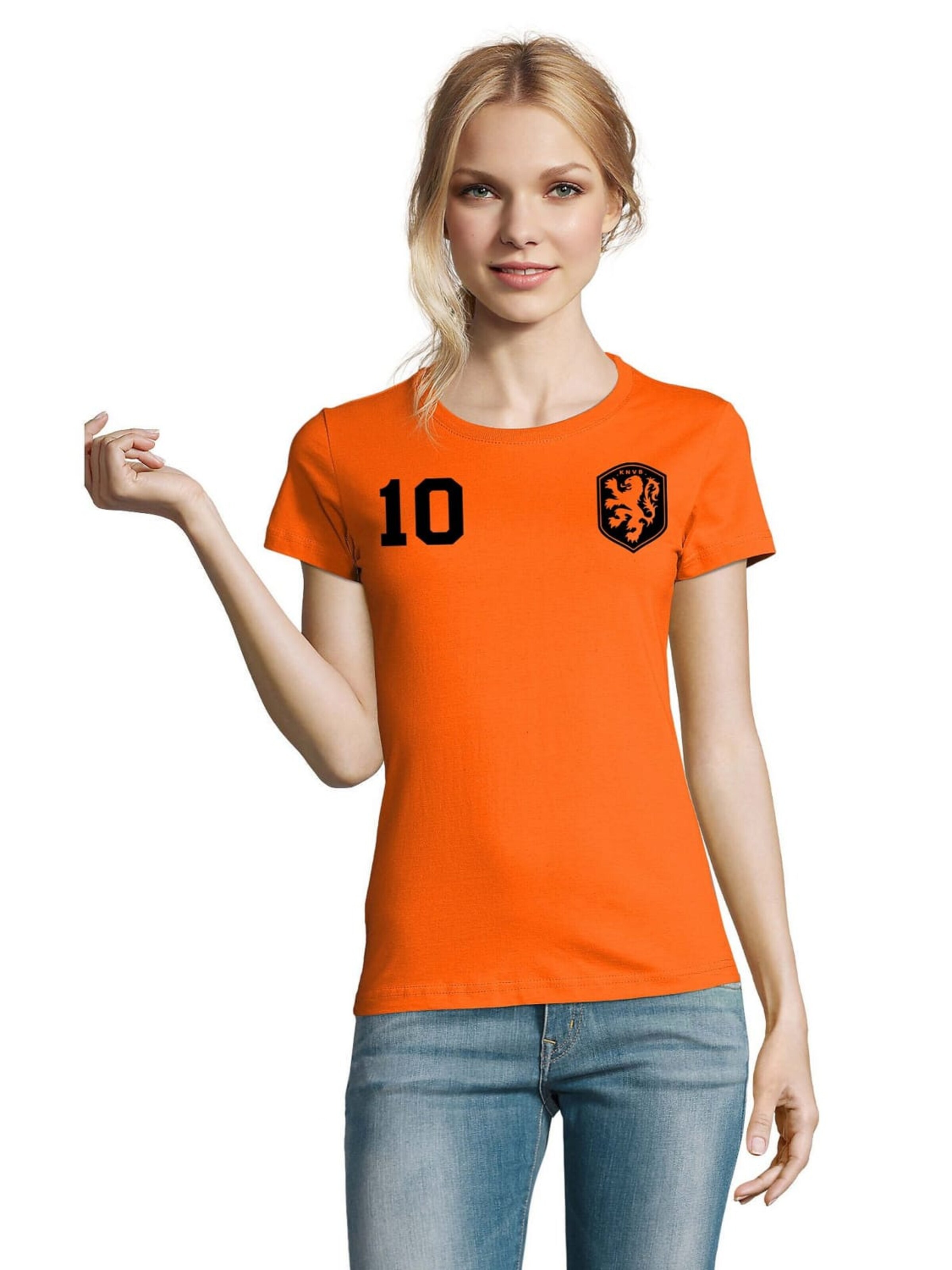 Blondie & Brownie Shirt 'Niederlande' in Black: front