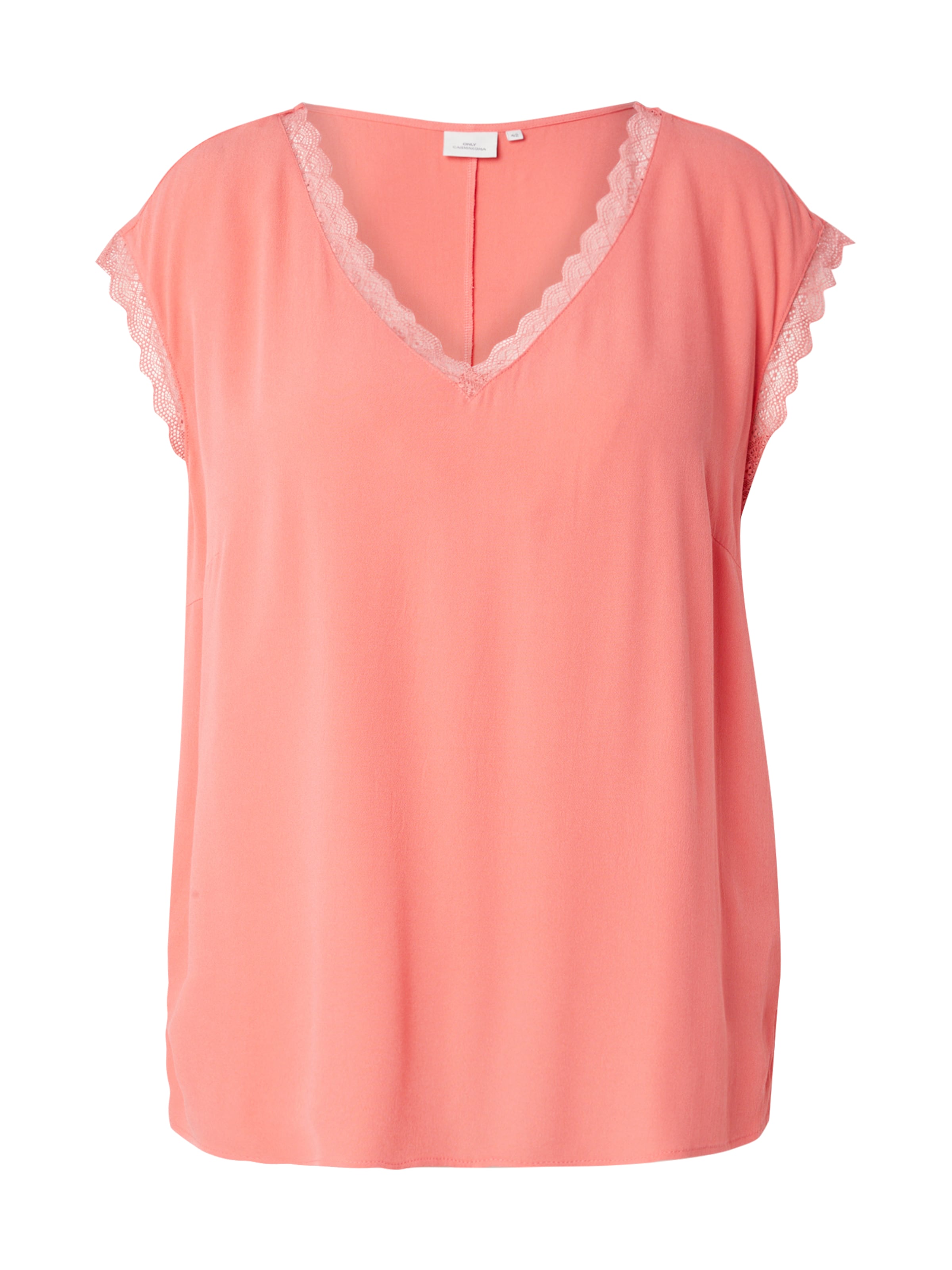 ONLY Carmakoma Blouse 'CARJasmina' in Orange: front