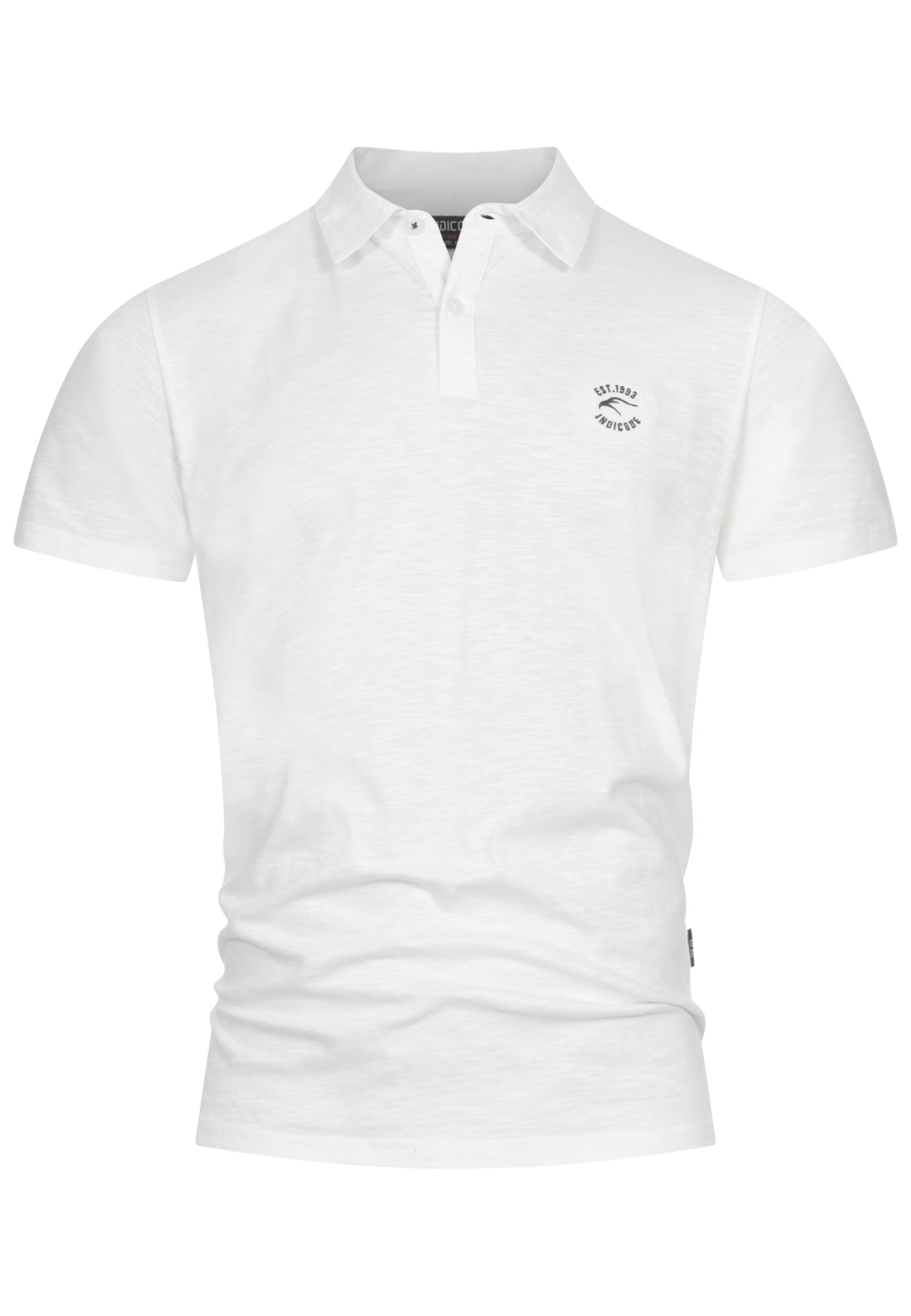 INDICODE JEANS Shirt in Wit: voorkant