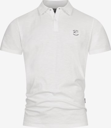 T-Shirt INDICODE JEANS en blanc : devant