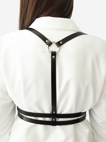 Haute Cuir Gürtel 'Double Belt Harness'‌‌‌‌‌‌‌ in Schwarz