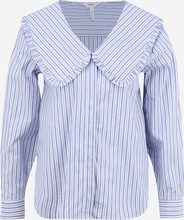 Camicia da donna 'Almas' di OBJECT Petite in blu: frontale