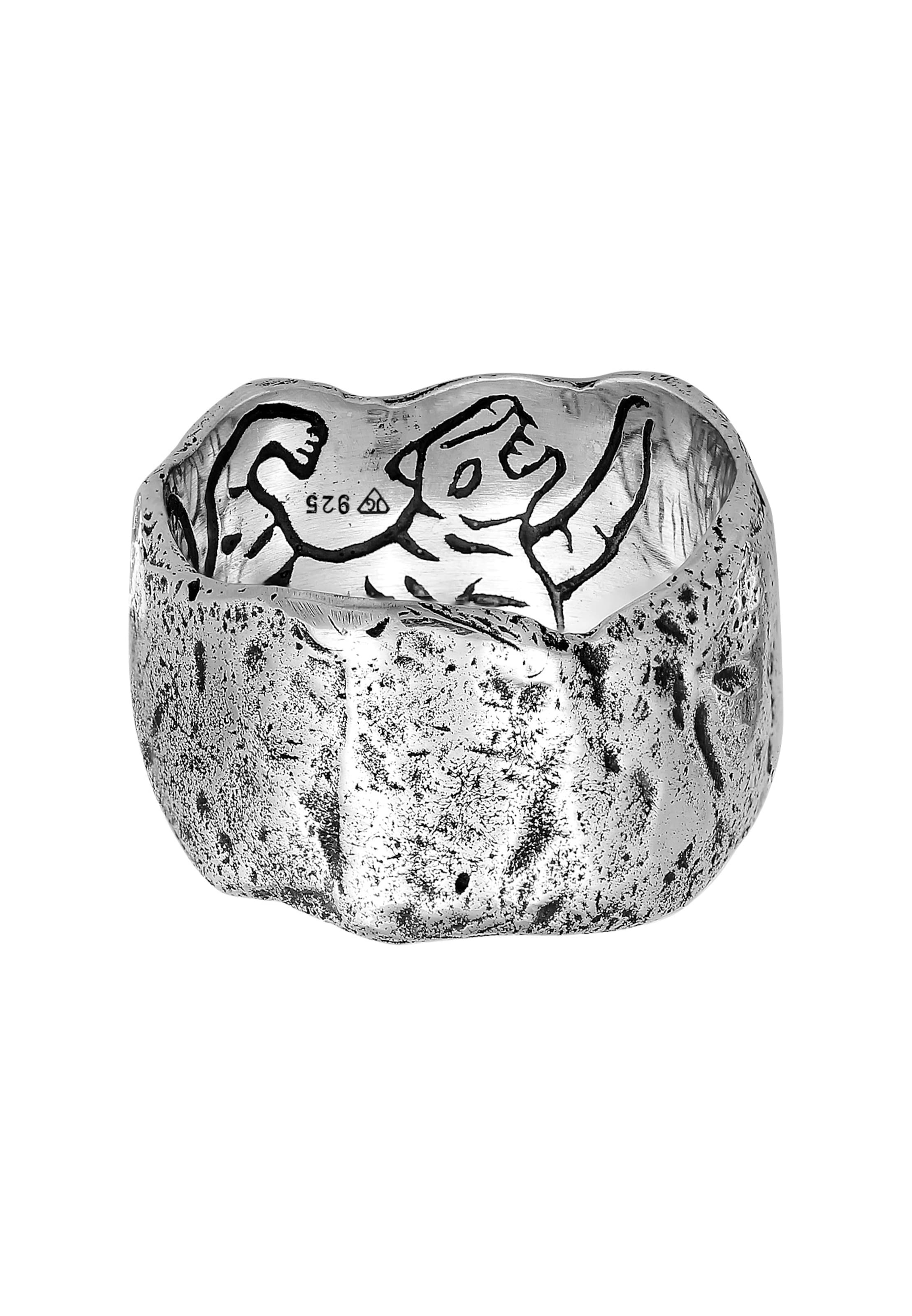 Haze&Glory Ring 'El Tigre' in Silber