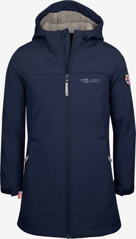 TROLLKIDS Outdoor jacket in Blue: front