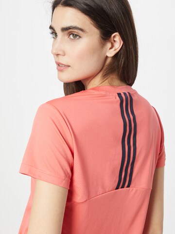 ADIDAS SPORTSWEAR Sportshirt 'Aeroready Designed 2 Move 3-Stripes' in Pink