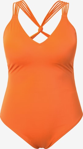 Studio Untold Badeanzug in Orange: Vorderseite