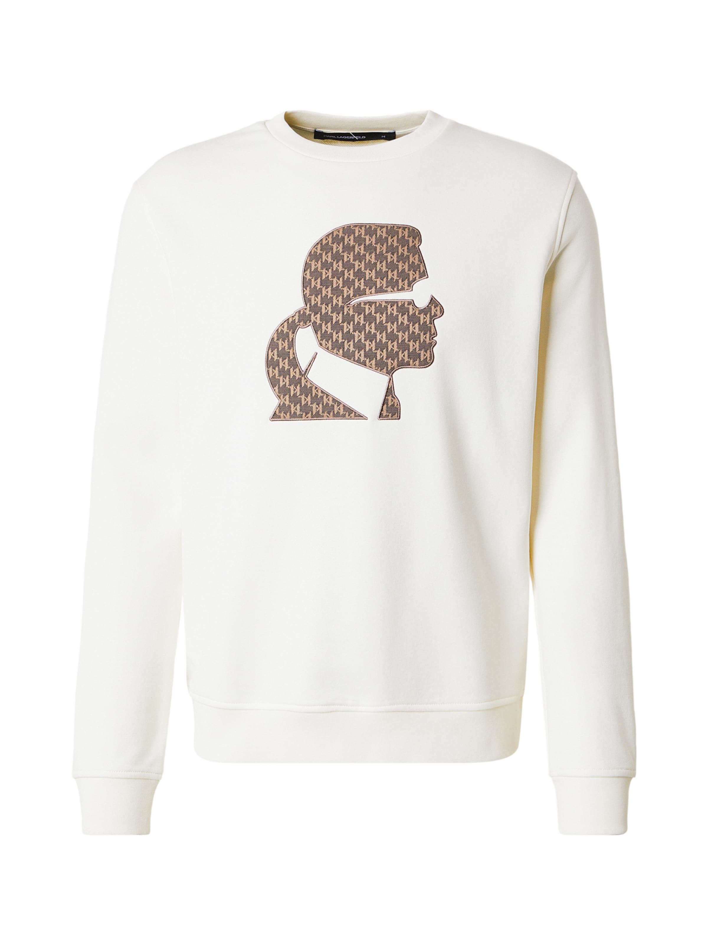 Karl Lagerfeld Sweatshirt in Beige: Vorderseite
