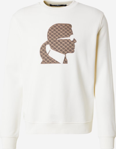 Megztinis be užsegimo iš Karl Lagerfeld, spalva – kremo / ruda / šviesiai ruda, Prekių apžvalga