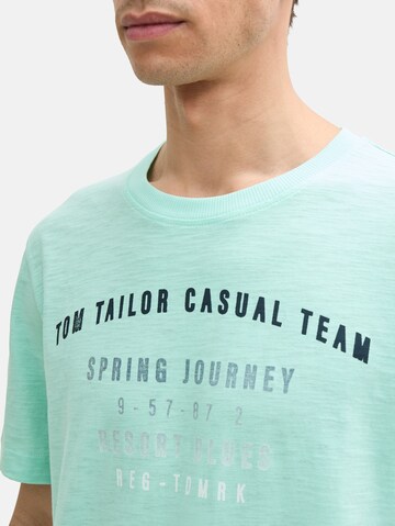 TOM TAILOR T-Shirt in Grün