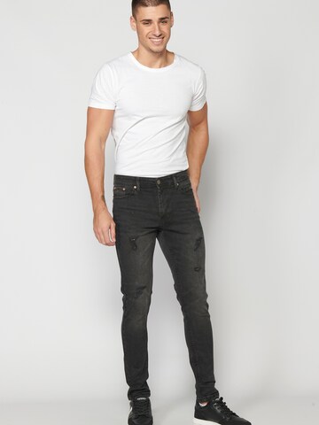 KOROSHI Skinny Jeans in Schwarz