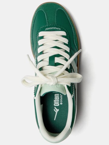 Pull&Bear Platform trainers in Green